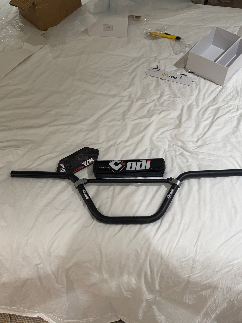 ODI “Fifty” pit bike handlebars