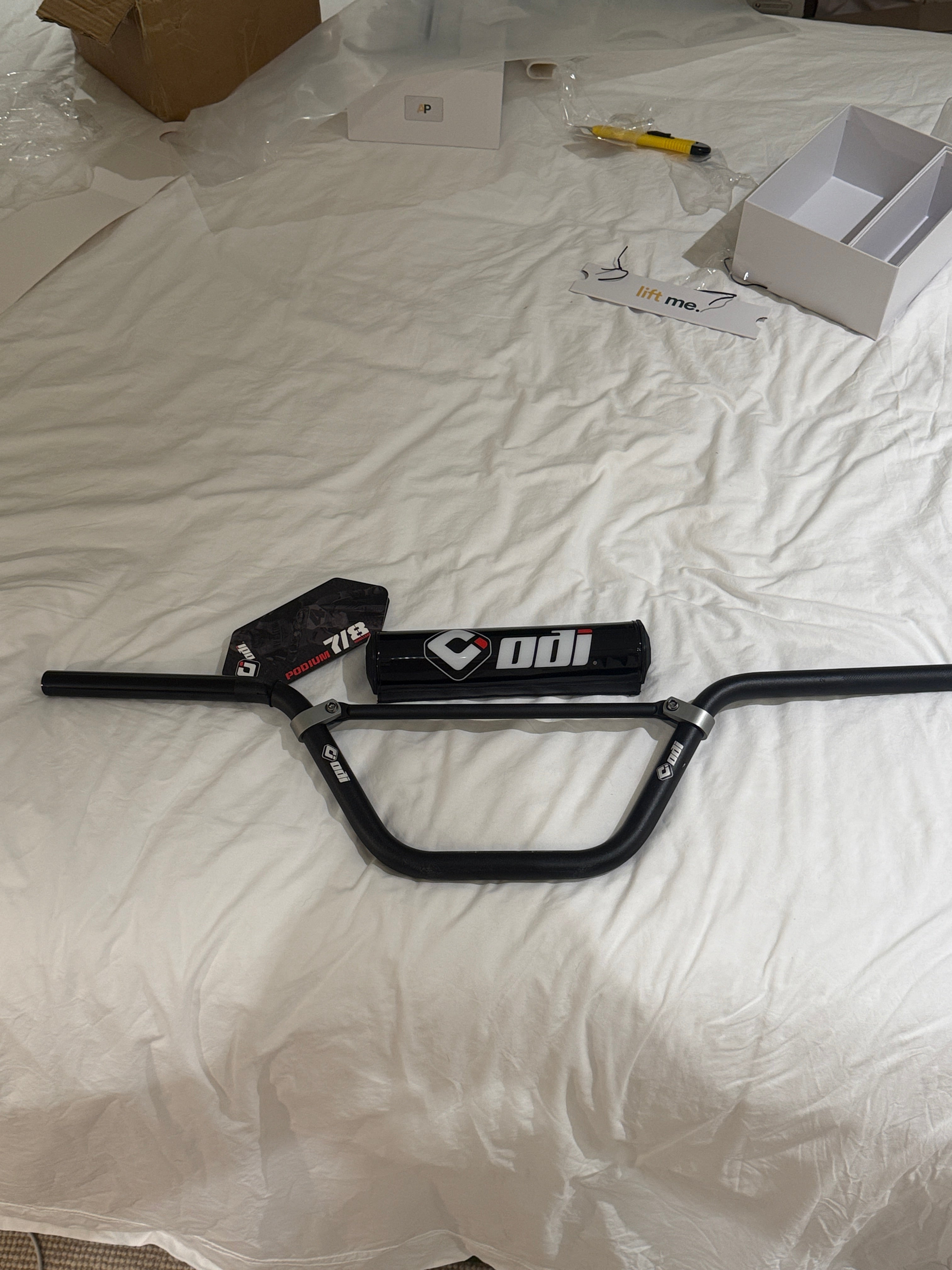 ODI “Fifty” pit bike handlebars